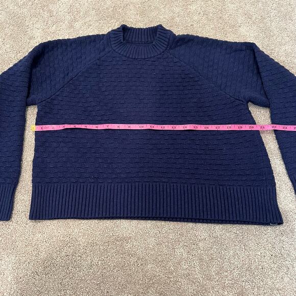 Lulu Lemon Women's Crewneck Sweater Dark Blue Cashmere Size XS/S - Picture 9 of 9